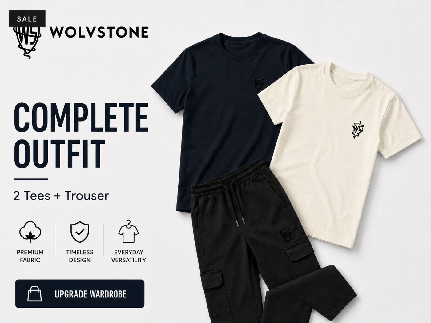 Complete Outfit (2 Tees + Trouser)